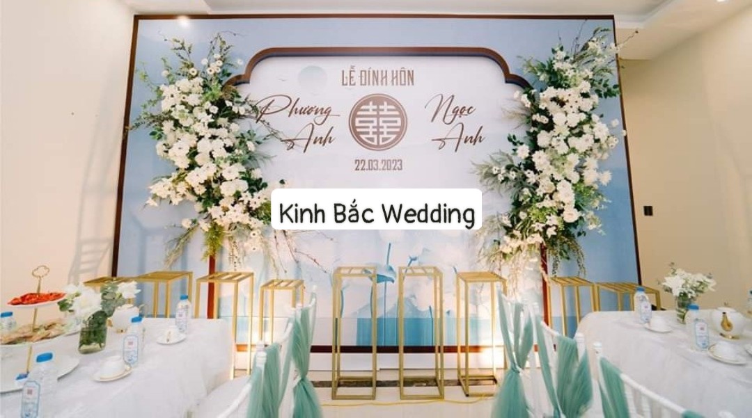 Mẫu rạp cưới đẹp, hiện đại, sang trọng  tại Bắc Ninh năm 2024